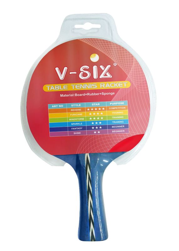1.8mmのスポンジの競争プレーヤーのための最高の卓球ラケット青い合板
