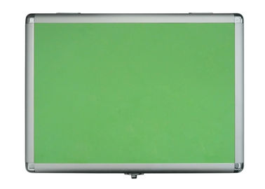 バット/球のための耐久の卓球ラケット箱の緑の上の銀の端アルミニウム